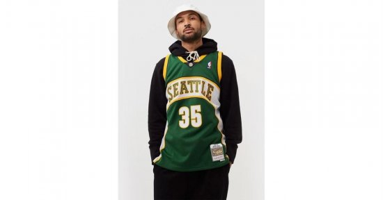 Mitchell & Ness Green Nba Seattle Supersonics Kevin Durant 2007-08 Road Swingman Basketball Tank Top for men