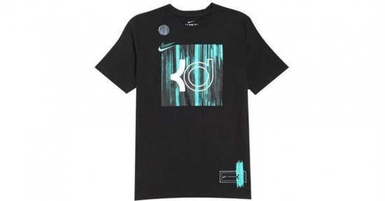 Nike Black Dri-fit Kd Ogo Kevin Durant Printed Tee Back for men
