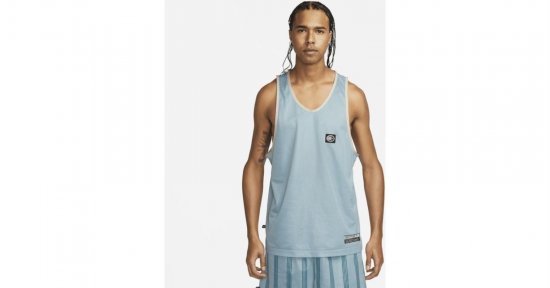 Nike Blue Kevin Durant Dri-fit Mesh Basketball Jersey for men