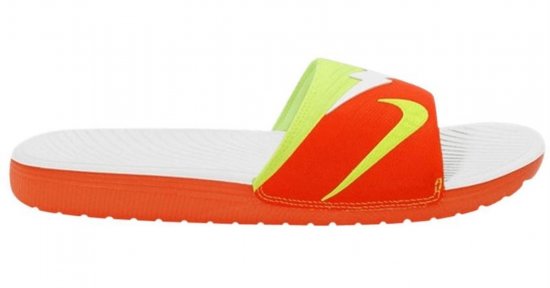 Nike Red Solarsoft Kd Slide 2 'total Orange Volt' for men