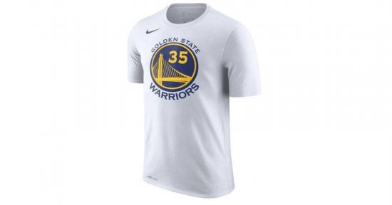 Nike Blue Golden State Warriors Nba T-shirt White for men