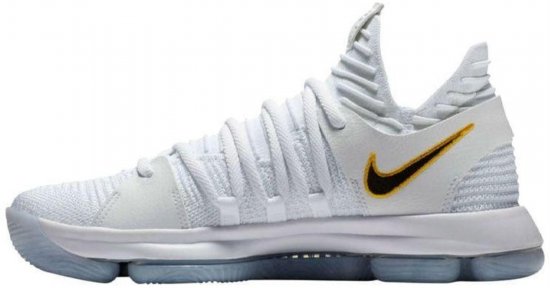 Nike White Kd 10 'numbers' for men