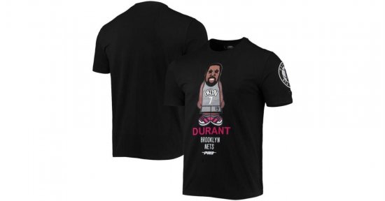 Pro Standard Kevin Durant Black Brooklyn Nets Caricature T-shirt for men
