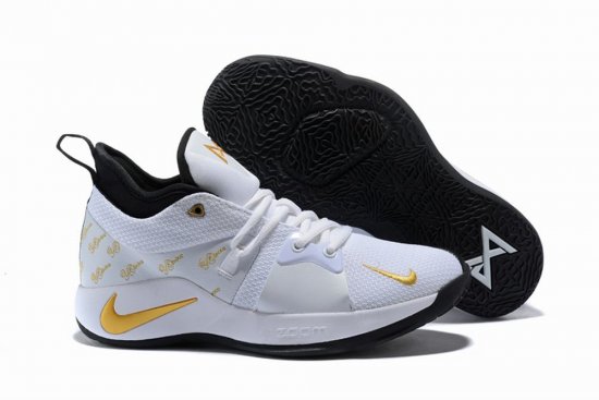 Nike PG 2 White Gold Black